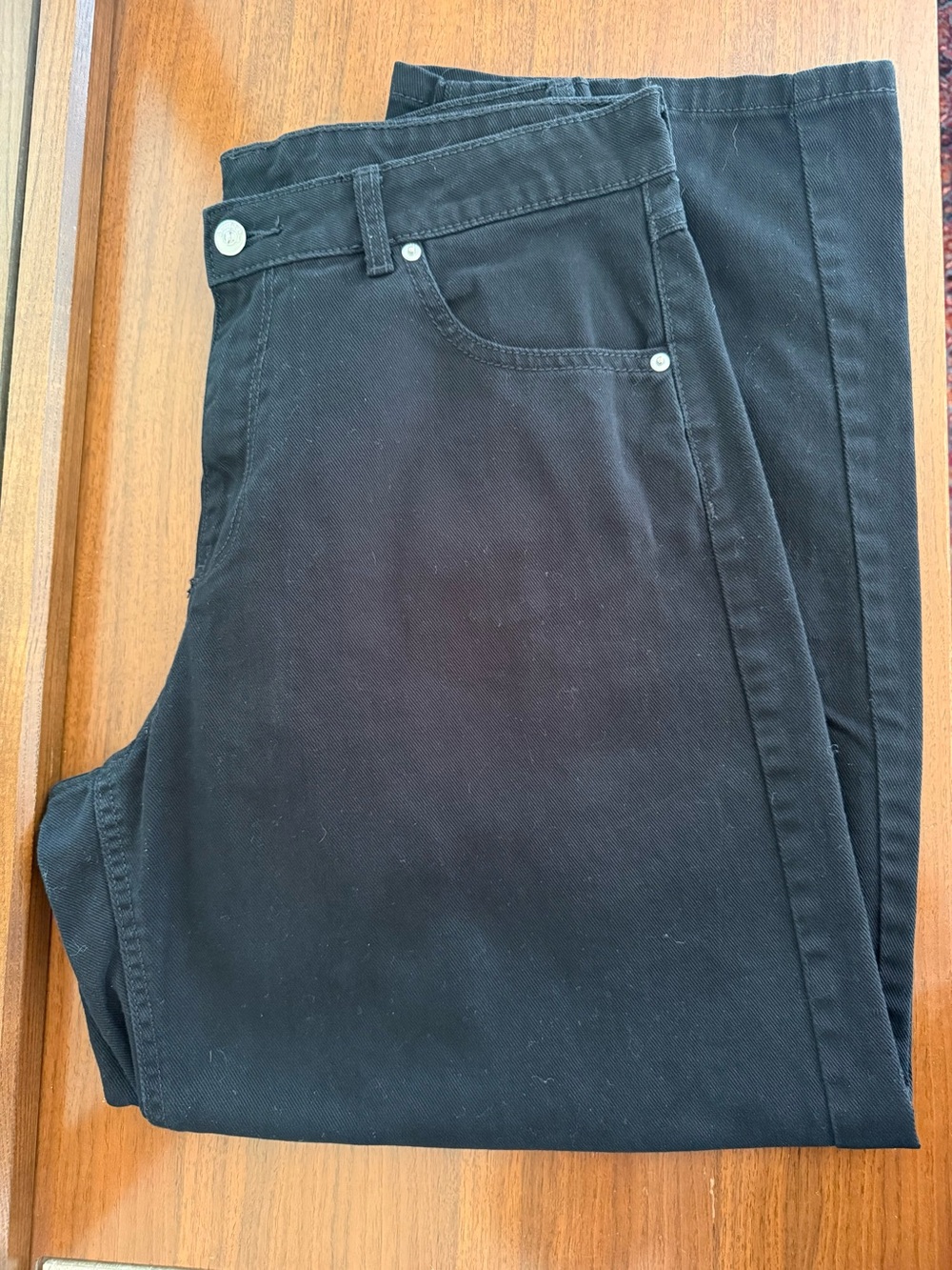 H&M Divided Black Barrel-Leg Pants